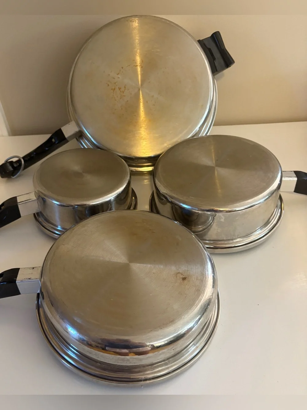 10PC Vintage Saladmaster Stainless Steel Cookware Set T-304S
